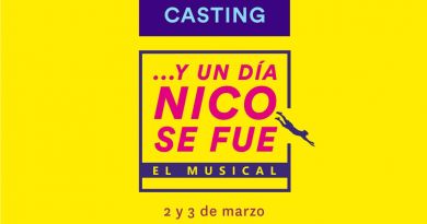 Casting “…Y un día Nico se fue” Comedia Musical dirigida por Ricky Pashkus Casting “…Y un día Nico se fue” Comedia Musical dirigida por Ricky Pashkus